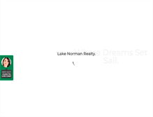 Tablet Screenshot of lakenormanrealty.com